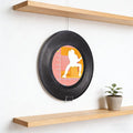 6 Pack Vinyl Record Holder Wall Mount No Drill, Self Adhesive Acrylic Record Shelf Display Racks for CD Book Pictures