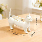 PUDDING CABIN Cat Gifts for Women Mom Siamese Ring Holder for Jewelry Rings, Earrings & Necklaces, Minimalist Home Decor, Unique Cats Gifts for Cat Lovers Birthday Mothers Day & Christmas