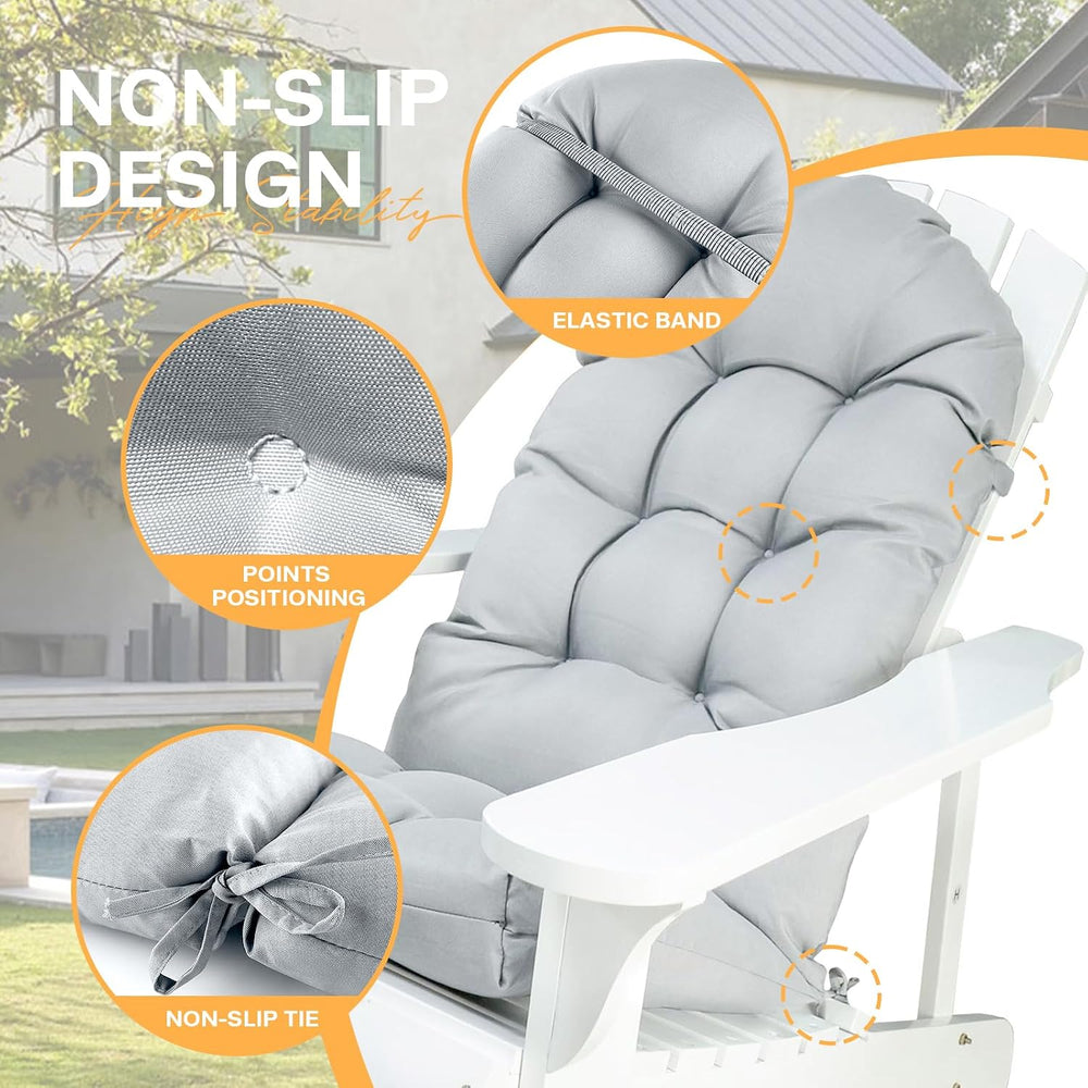 Rocking Chair Cushion Set of 2 Printing for Outdoor Indoor Furniture