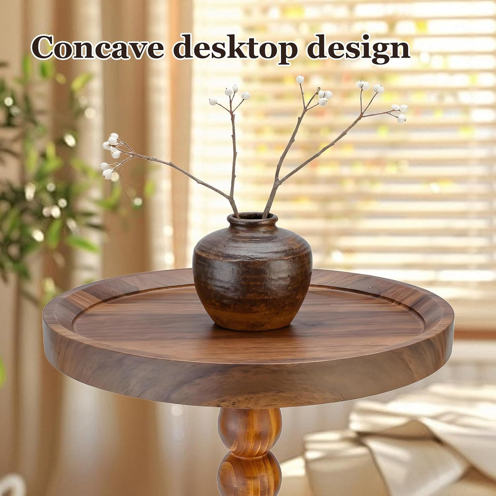 Small Round Side Table, C Table End Tables for Sofa, Sofa Round Tables for Li...