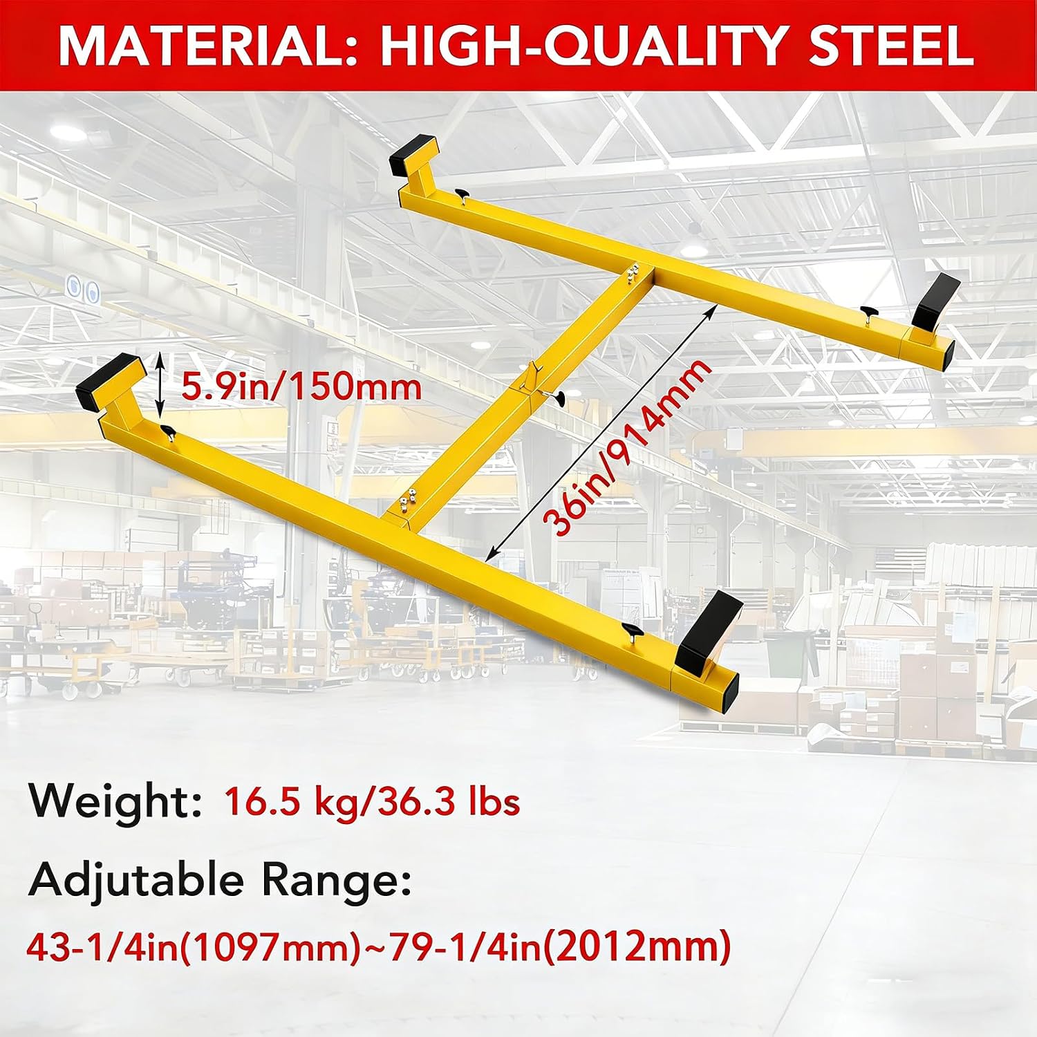 GarveeTech Truck Bed Lifter Box for Pickups Trucks, Heavy-Duty Truck Bed Lift Support 800 LBS Weight Capacity and Capacity Works On Beds, Yellow