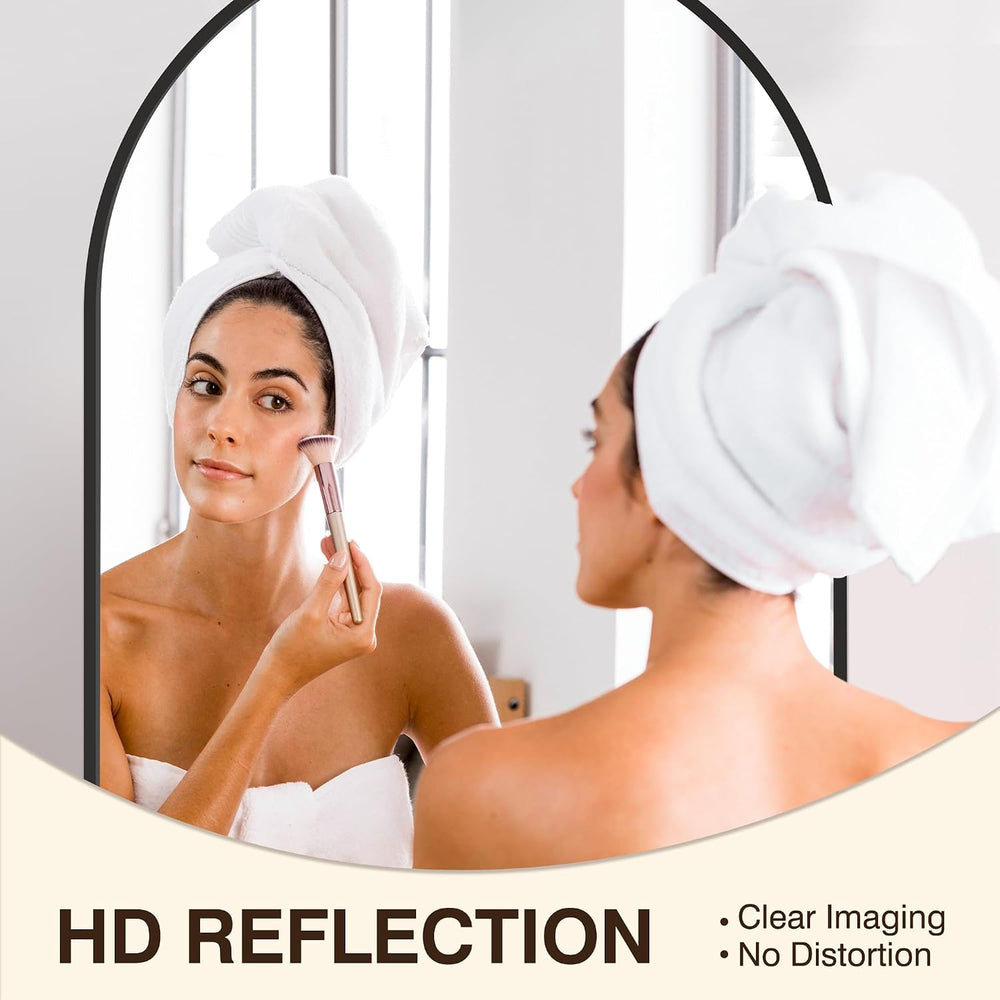 FICTOR 2 Pack 24" x 36" Arched Bathroom Vanity Mirror for Over Sink...