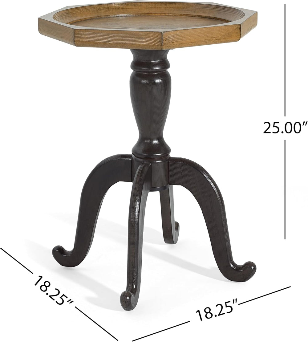 Christopher Knight Home Elizabeth 25" Small End Table with Spider Leg, L...