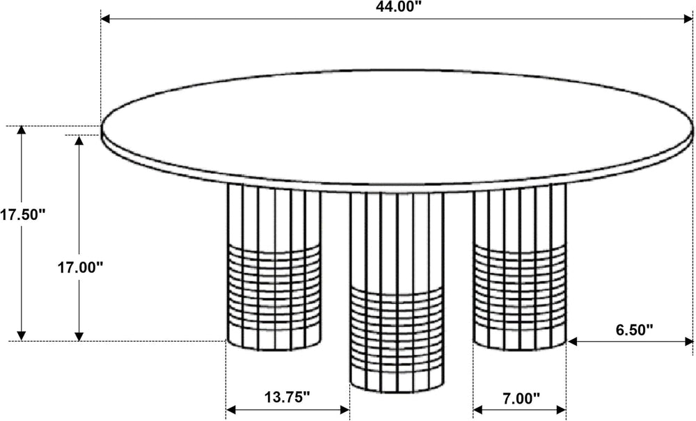 Coaster Home Furnishings Astoria 3-piece Marble Coffee and End Table Set White