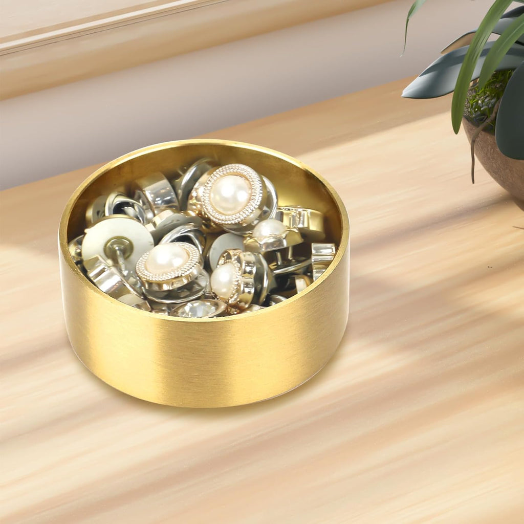 Ring Holder, Jewelry Dish, Small Jewelry Box, Ring Dish Engagement Gift, Mini Gold Brass Bowl