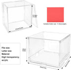 UMAIL File Box,Hanging File Organizer,Portable Storage Bins with Lids,Letter-size File Holder File Cabinet for Office/Home/Decor No Folders(3Pack)