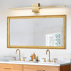 Large Vintage Decorative Mirror for Wall Decor, Gold Antiuqe Living Room Mirror with Ornate Frame, Traditional Vintage Gold Mantle Mirrors, Horizontal/Vertical,51.5'' x 27.9''