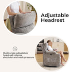 Electric Power Swivel Glider Rocker Recliner Chair with Headrest Adjustable Armrests Heat Massage Function Sofa for Living Room Home Furniture
