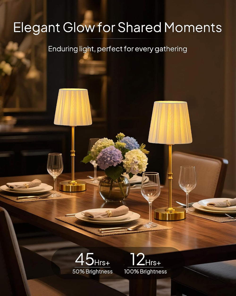 EppieBasic Cordless Table Lamp Rechargeable: Fast Charging & Long Lasting...