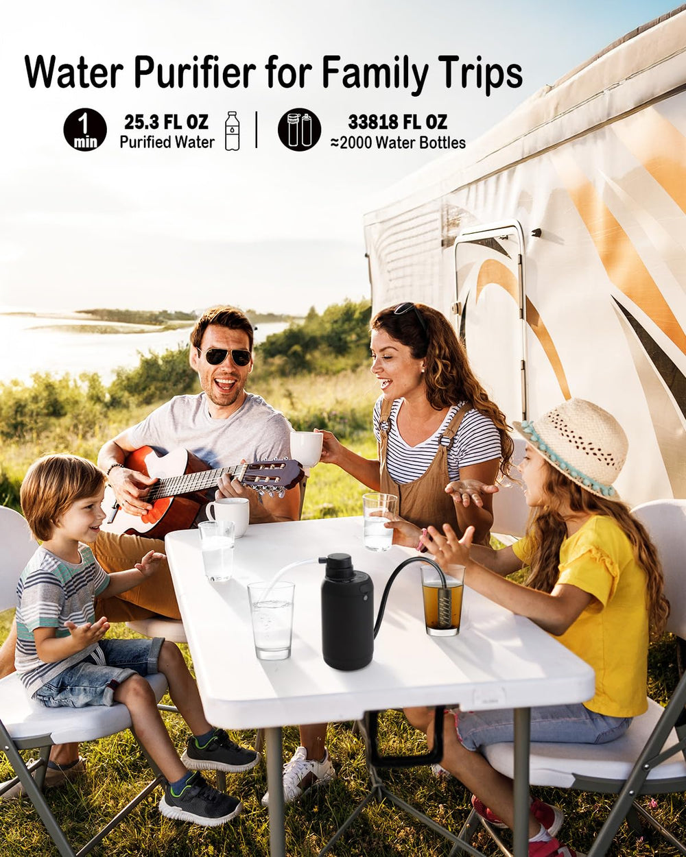 Electric Water Purifier Camping, Survival & Emergency Preparedness