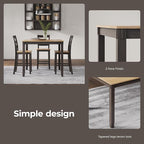 Signature Design by Ashley Gesthaven Casual Counter Height Dining Table and 4 Bar Stools, Set of 5, Light Brown & Dark Brown