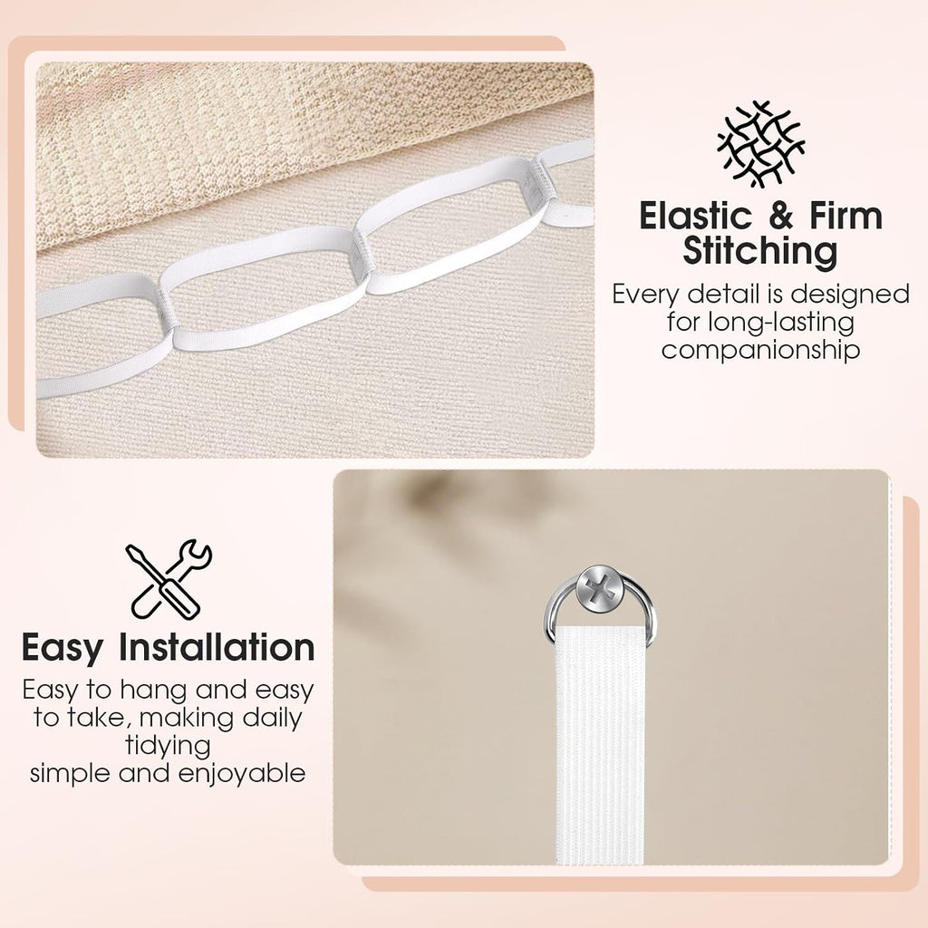 3 PCS Headband Holder Organizer for Girl，headband storage，Hanging Hairband Storage for Women，Headband organizer，White Hair Hoop Display Hair Accessories Organizer Bedroom College Dorm Decor ﻿