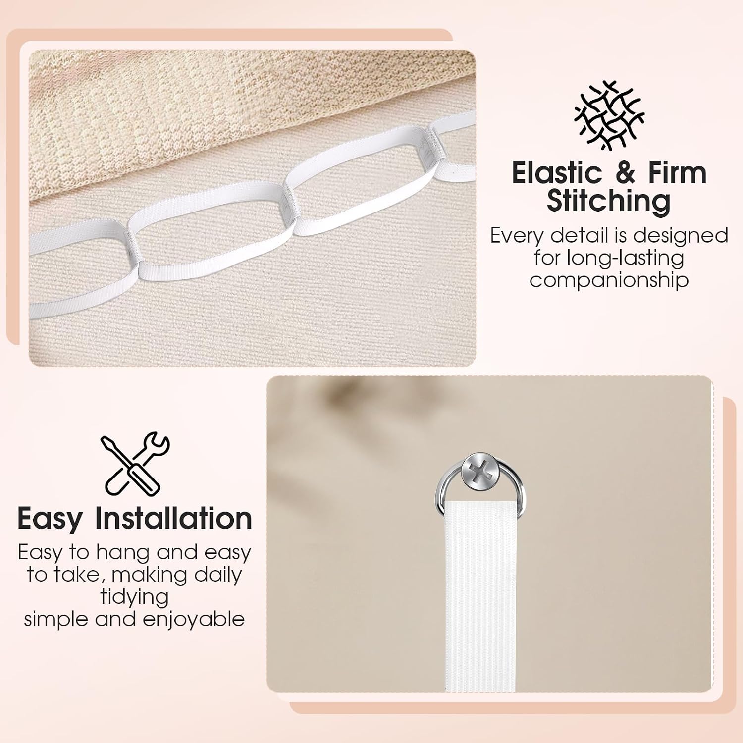 3 PCS Headband Holder Organizer for Girl，headband storage，Hanging Hairband Storage for Women，Headband organizer，White Hair Hoop Display Hair Accessories Organizer Bedroom College Dorm Decor ﻿