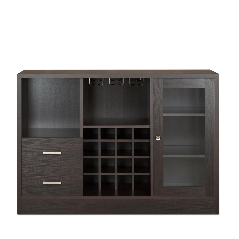 Wine Cabinet with Storage Drawers, Pantry Sideboard Locker for Kitchen Dining...