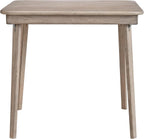 Stakmore Classic Straight Edge Square Folding Card Table 32x32 - No Assembly Wooden Foldable Card Table, Bridge, Board Game, Steel Mechanism, Folding Legs, Space-Saving, Driftwood Frame
