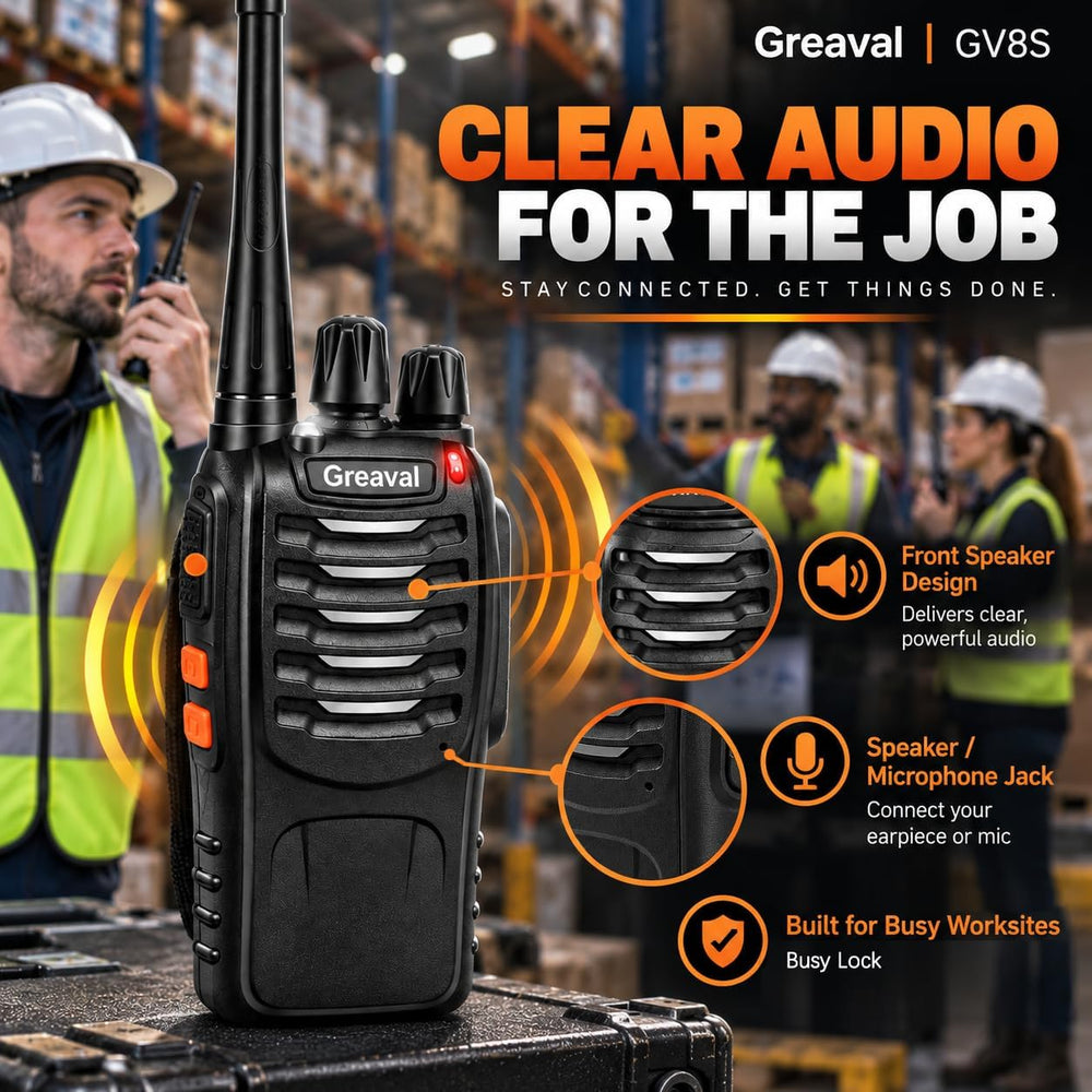 Walkie Talkies Long Range 10 Pack, Rechargeable 16 Channels 2 Way Radio
