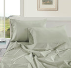 LANE LINEN Pillows Standard Size Set of 2 Soft 100% Egyptian Cotton Sateen 1000 Thread Count Cool & Smooth Pillowcases Queen - Mineral