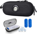Krypthos Insulin Cooler Travel Case with Thermometer Temperature Display for Diabetic Care Storage, Refrigerated Medicine Organizer Bag with 2 TSA Approved Medication Cooler Ice Pack for Daily Trip