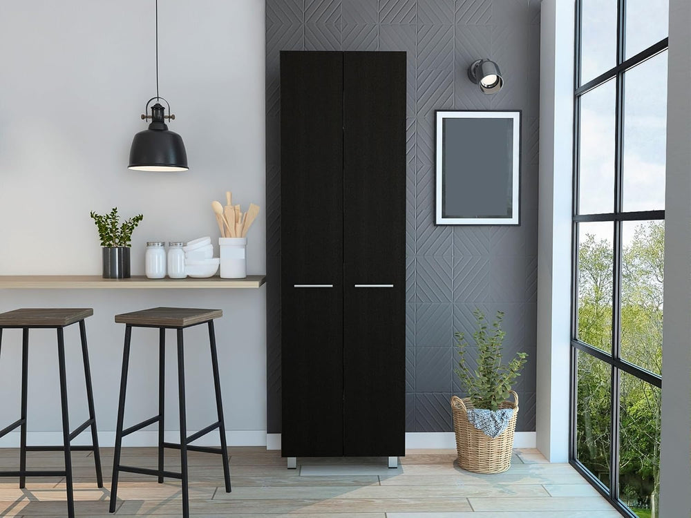 Pantry Cabinet with Storage Drawers, Mid-Century Sideboard Locker for Kitchen...
