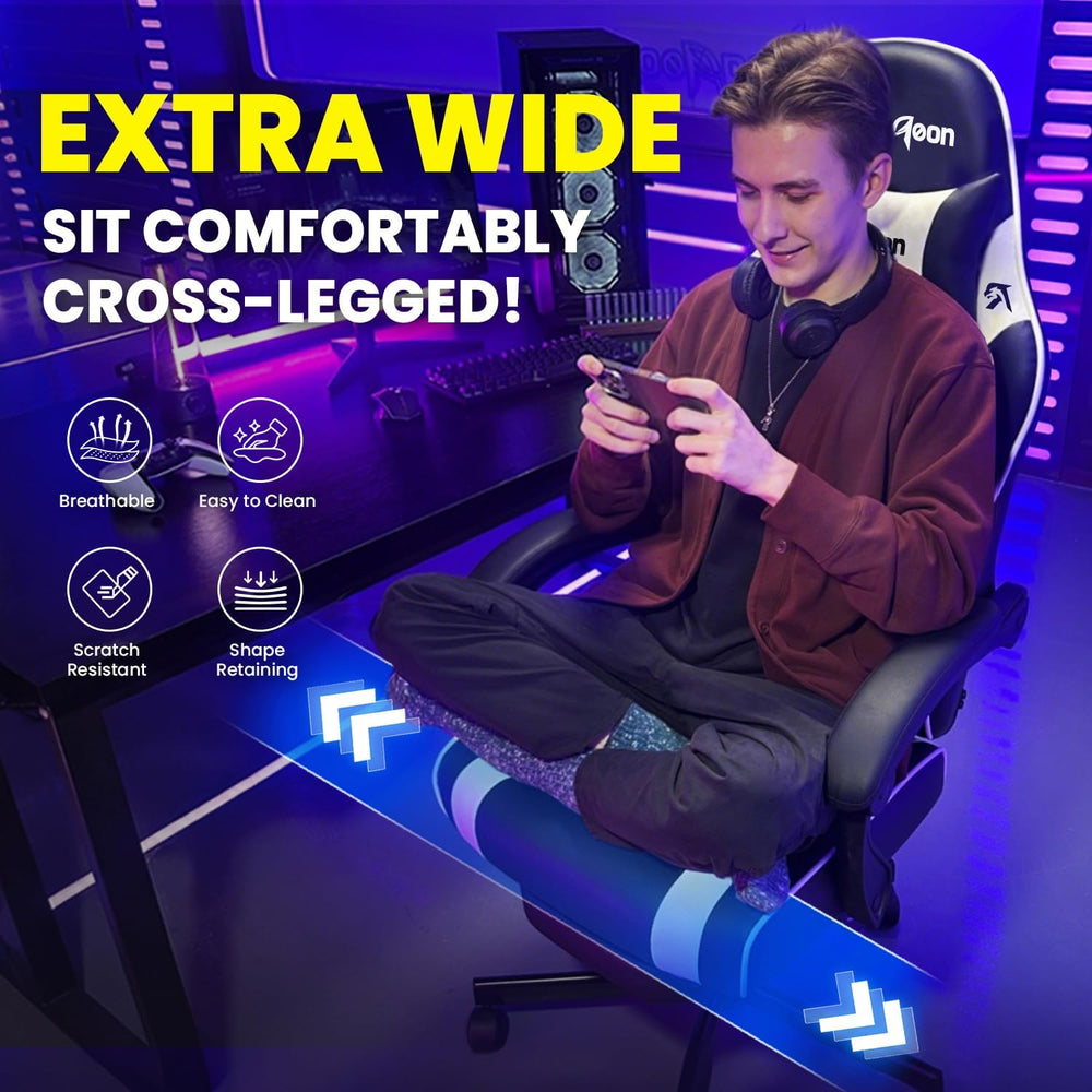 Gaming Chair for Adults Gamer Game Ergonomic PC Chair, 7-Point Support | Pock...