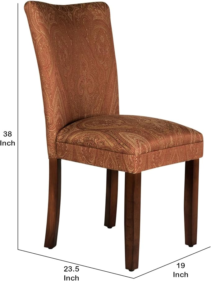 Homepop Home Decor |K1136-F765 | Classic Upholstered Parsons Dining Chair | S...