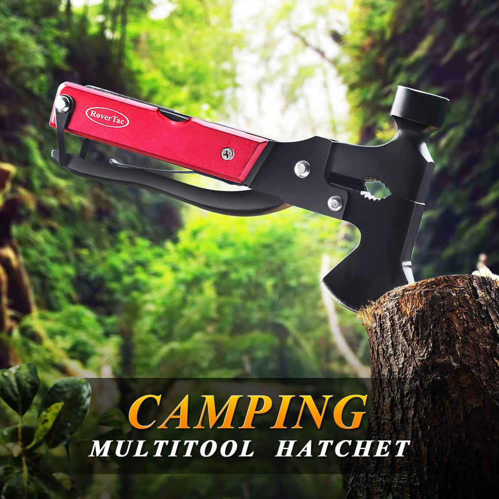14-in-1 Multitool Camping Axe Hatchet – Essential Camping Gear with Knife, Ha...