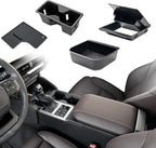 ELECFRESH 4PCS Center Console Organizer Tray for 2024 2025 Toyota Land Cruiser 250 Accessories, Armrest Storage Box Armrest Hidden Storage Box Cup Holder