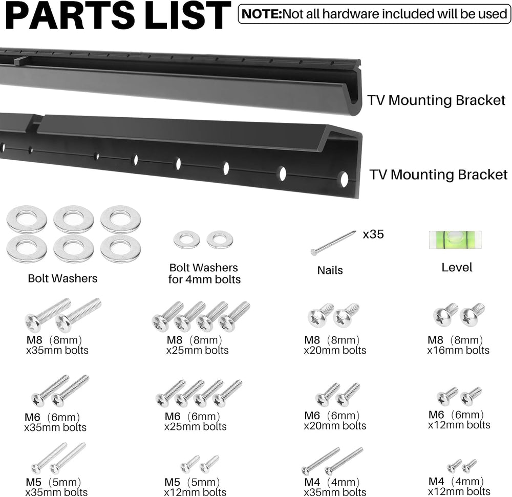 AENTGIU Studless Drywall TV Wall Mount for 32-75 Inch Smart TVs, 150lbs | No ...