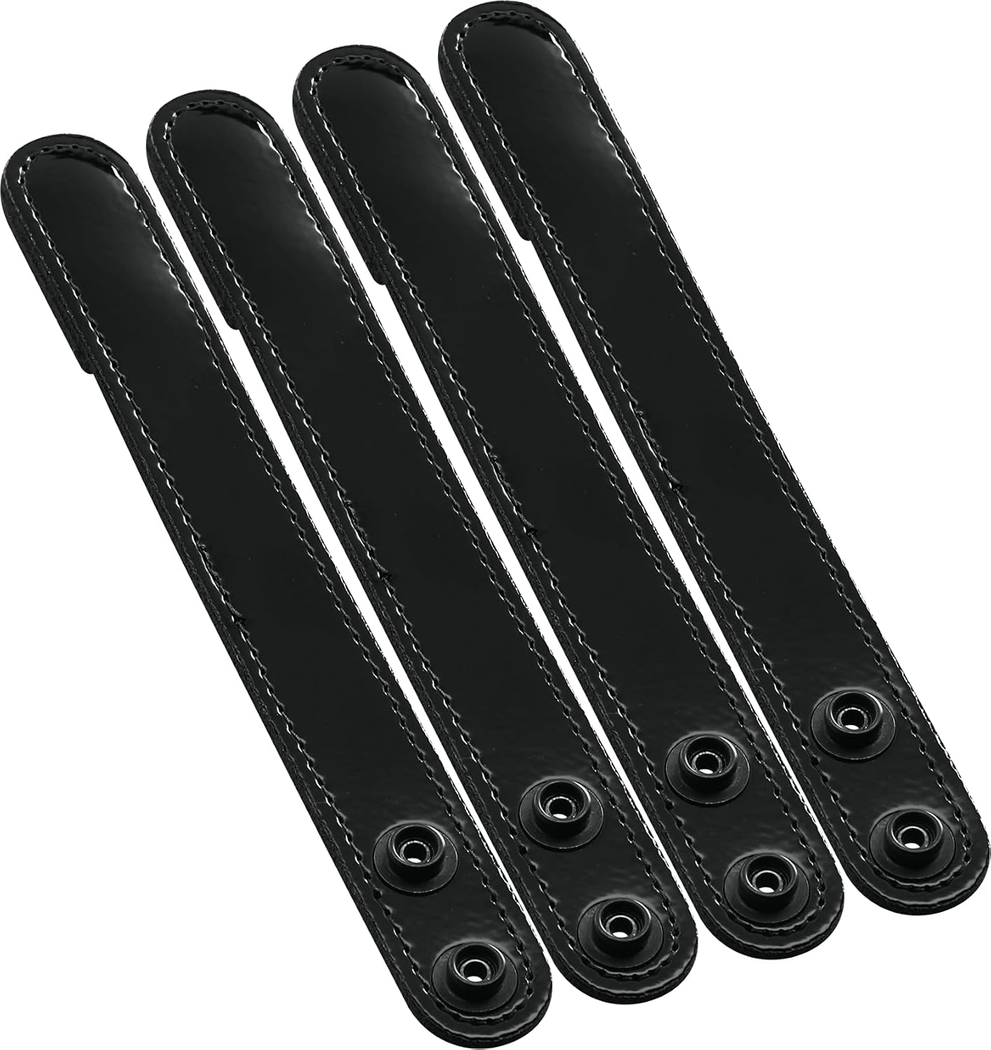 Perfect Fit Shield Wallets Duty Belt Keeper with Double Snap Closure (Pack of 4)