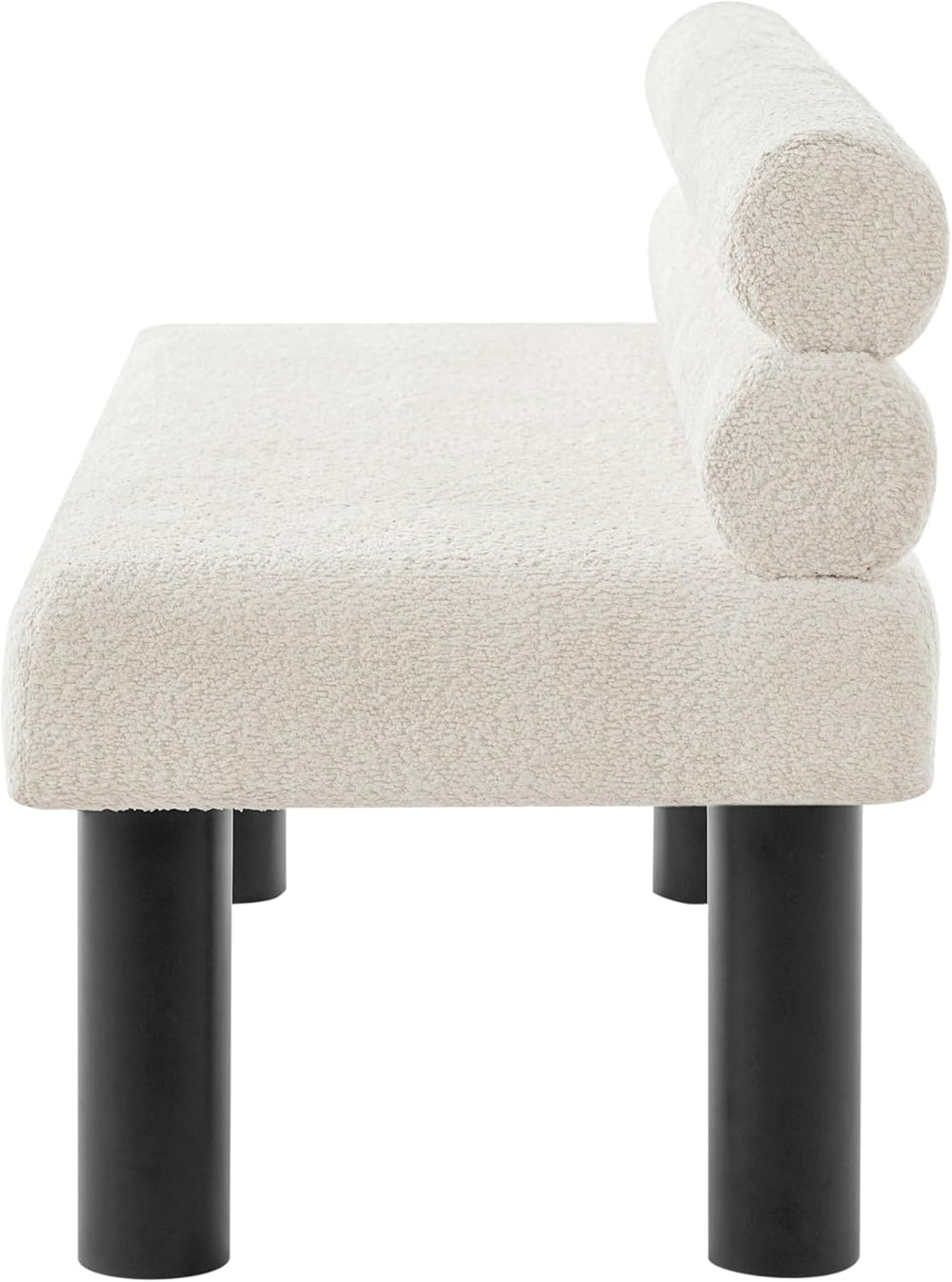 Polibi 51.77-Inch Long Dining Bench with Sponge-Filled Seat & Rubberwood ...