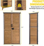 Aivituvin Outdoor Storage Shed with Floor - Strong Metal Frame, Adjustable Shelves, Ventilated Blinds - Ideal for Garden Tools Cabinets Waterproof - Best in Sheds & Outdoor Storage