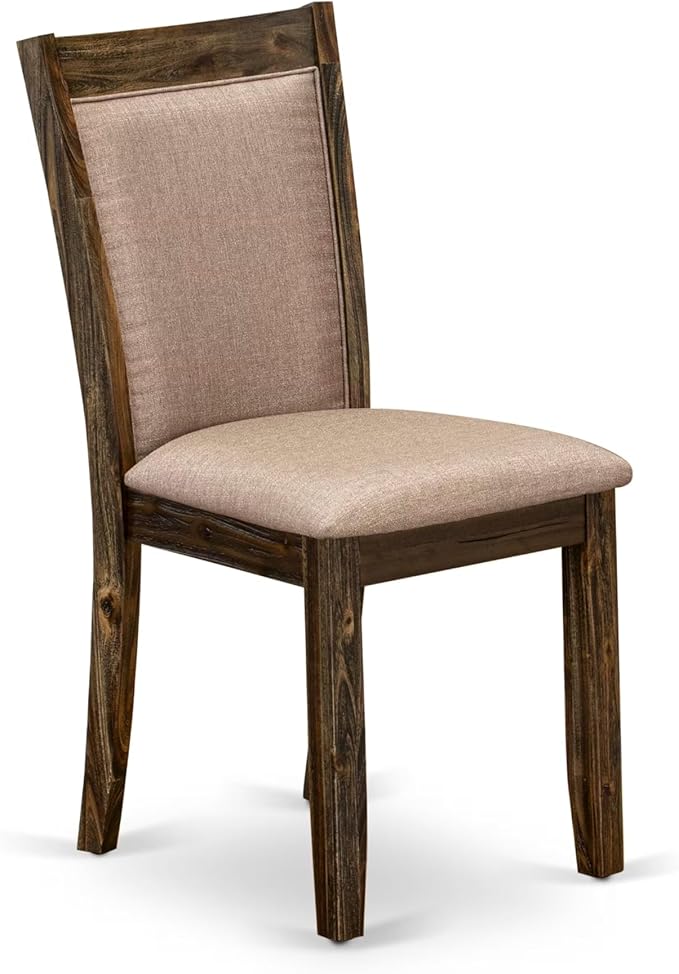 East West Furniture V777MZ716-6 6 Piece Dining Table Set Contains a Rectangle...