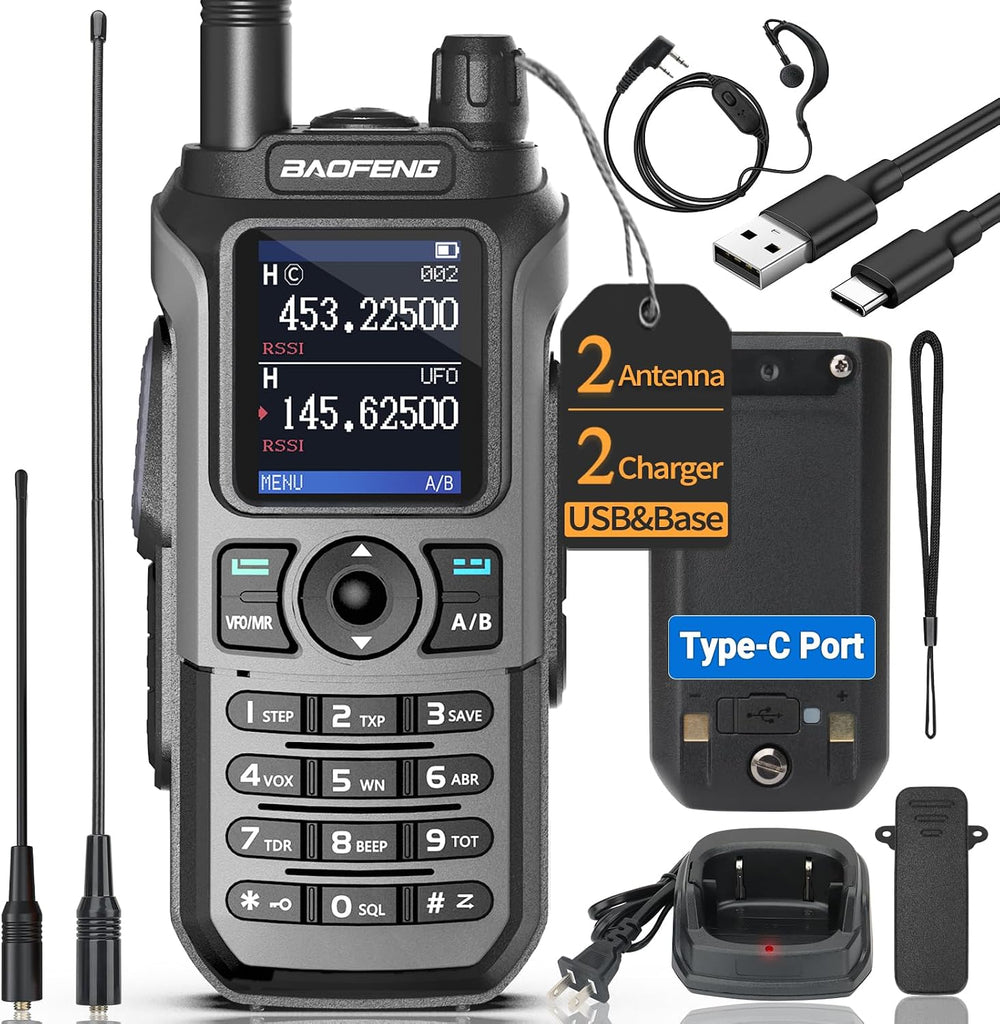 Ham Radio Baofeng Radio UV-21R Ham Radio Handheld Long Range Two Way Radio fo...