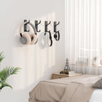 pickpiff Adhesive Wall Coat Hooks - Heavy Duty Stick-On Door Hanger, Black Metal Hook for Hanging Towel,Purse, Robe, Backpack, Jacket, Clothes - for Bathroom,Dorm, Closet, Kitchen - 4 Pack