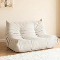 Kasunpul Bean Bag Chair, Giant Bean Bag Chairs for Adults, 2 Seater Lazy Bean Bag Sofa Memory Foam Couch, Loveseat Fireside Chair for Living Room, Bedroom, Office(Beige)