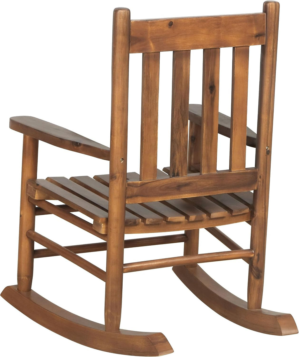 Coaster Home Furnishings Annie Slat Back Solid Wood Kids Rocking Chair Golden Brown 609452