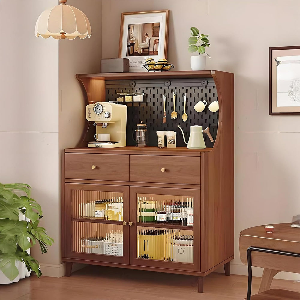 Kitchen Pantry Cabinet, Tall Storage Cabinet with Drawer, Freestanding Kitche...