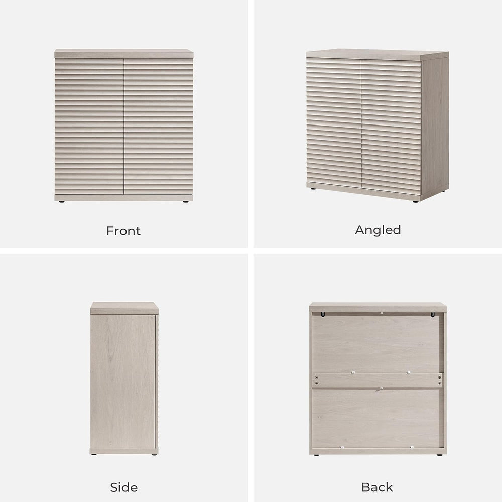 SICOTAS Buffet Cabinet with Storage Sideboard Cabinet with Doors & Shelves
