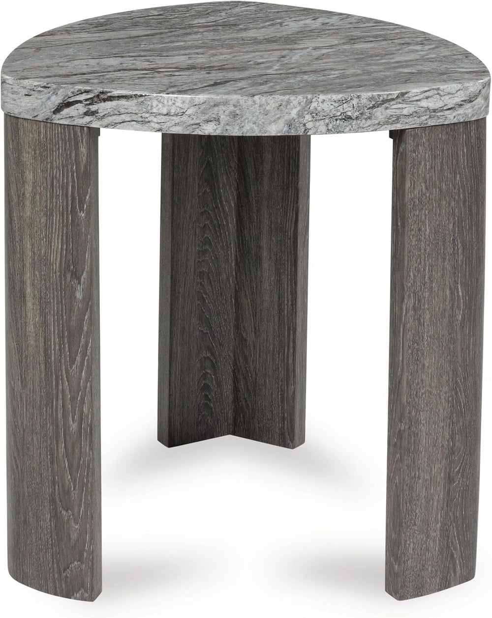 Signature Design by Ashley Surmour Contemporary End Table with Faux Marble To...