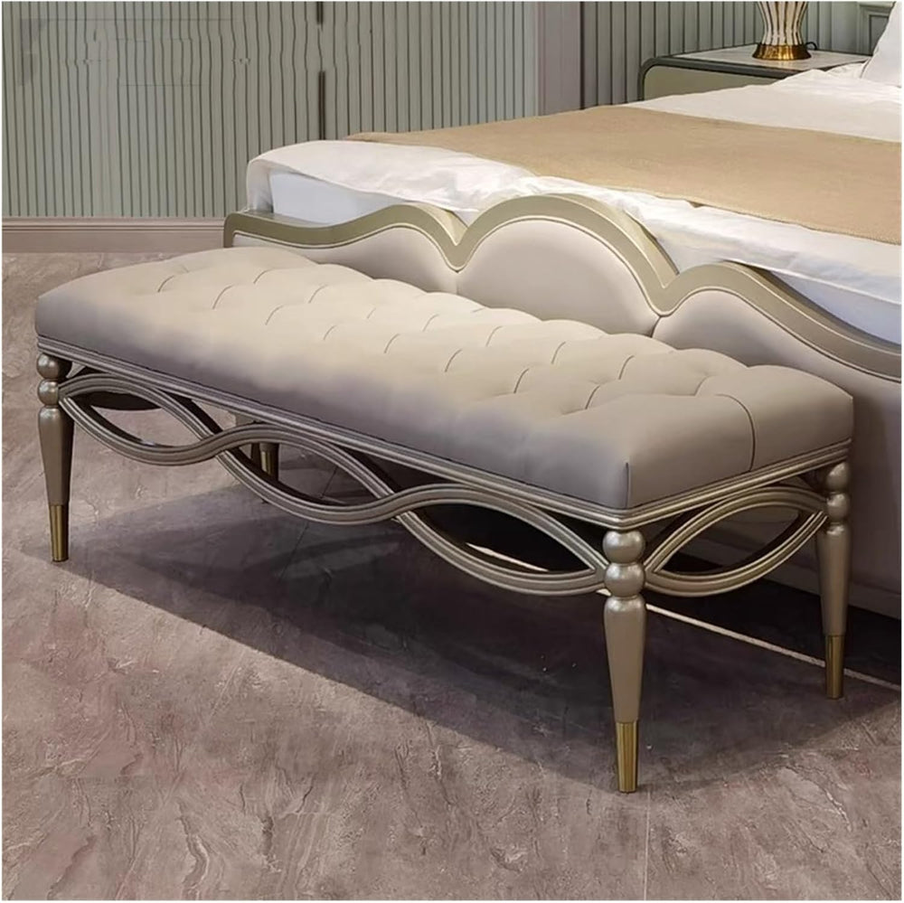 Modern Modern Entryway Bench End of Bed Upholstered Velvet Bedroom Benches fo...