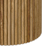 SIMPLIHOME Draper 22" Wide Solid Wood Rectangular End Table in Auburn Brown | Industrial accent table with a slatted base, assembled; natural mango wood nightstand, lamp stand, or side table.