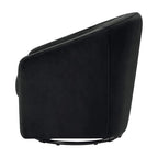 babyletto Madison Swivel Glider in Black Velvet, Greenguard Gold and CertiPUR-US Certified, 61.6 lb