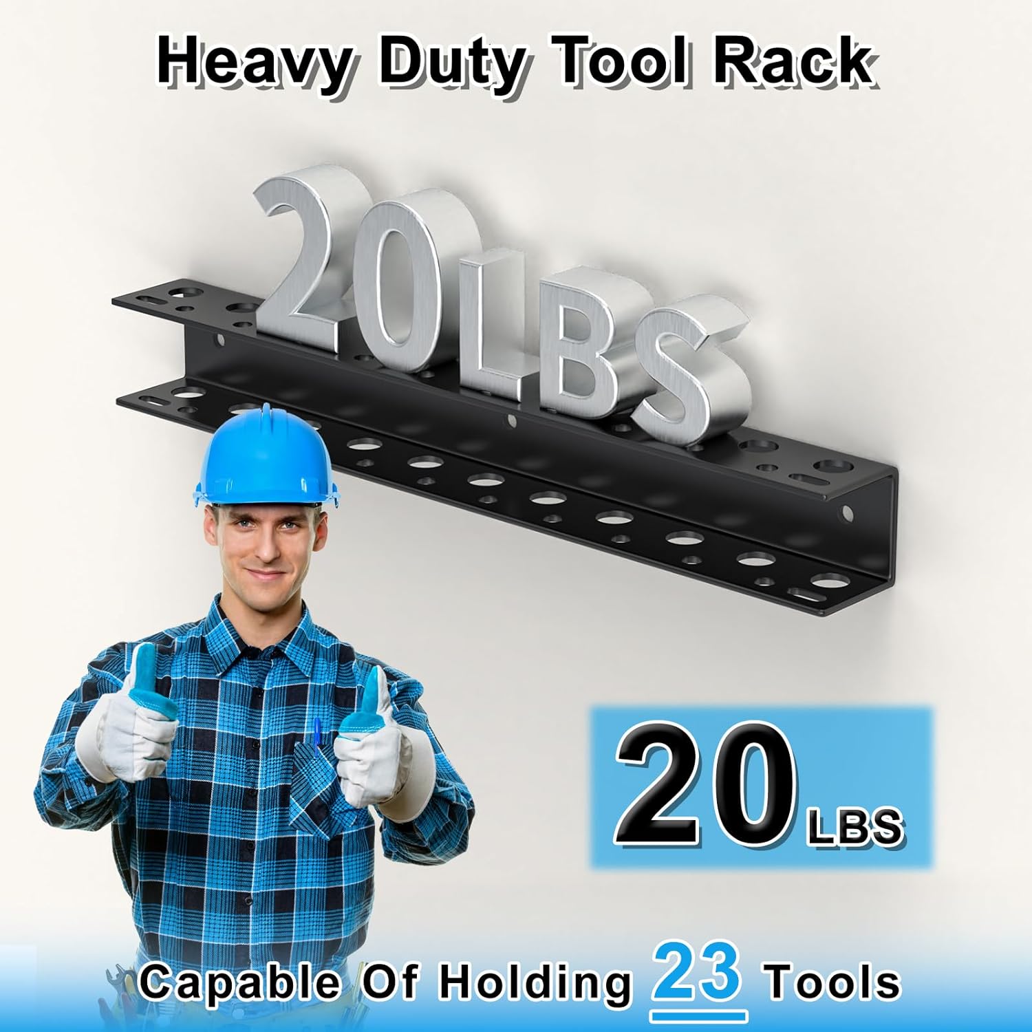 Screwdriver Organizer Wall Mount,Heavy Duty Metal Utility Storage Rack for Screwdrivers Calipers Small Tools,Screw Driver Holder Suitable Garages Homes Workshops Sheds(2PC)