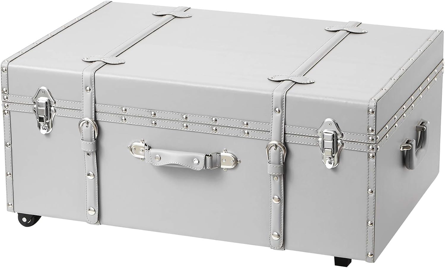 DormCo Texture Brand Trunk - Harbor Gray - Large