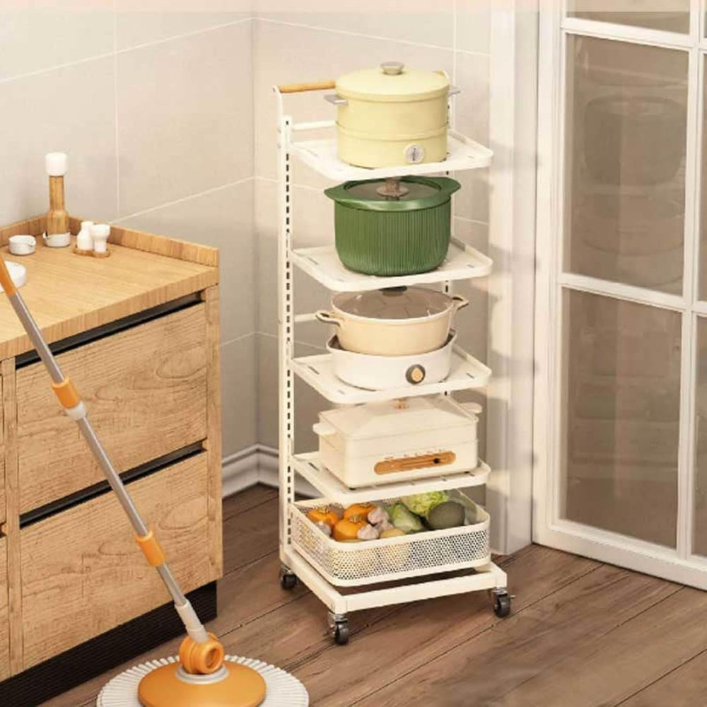 Saucepan Lid nizer with Free Standing Pan Rack for Kitchen Drawer Countertop ...