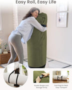 ZonLi Japanese Floor Futon Mattress Twin Size 39"x 80",100% Cotton Cover 4'' Thicken Tatami Mattress,Foldable Sleeping Pad,Portable Dormitory Tatami Mat,Roll Up Floor Lounger Bed for Adult