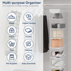 Whitmor 10 Section Hanging Shoe Shelf