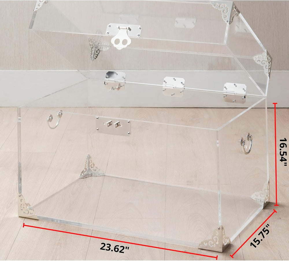 Ciao Bella Acrylic Trunk - Silver Plated