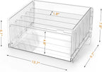 File Sorter Organizer, 5 Sections Acrylic Letter Tray for Desk, Mail Organizer Letter Holder for Envelopes, Mail, Electronics 1Pack