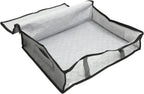 Large Capacity Under Bed Storage Bag Breathable Non-woven Organizer for Quilts Blankets Clothes Foldable Space-saving Storage Bin for Bedroom and Dorm Use